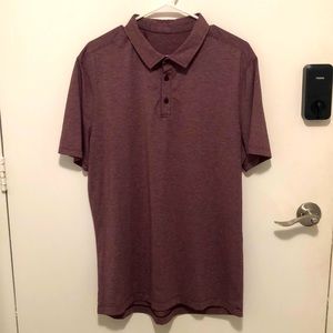 lululemon athletica Maroon Polo Shirt